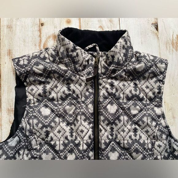 G.H. BASS & CO women’s puffer vest winter gorpcore Nordic fair isle size L EUC - Picture 4 of 16
